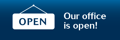 Our office is open
